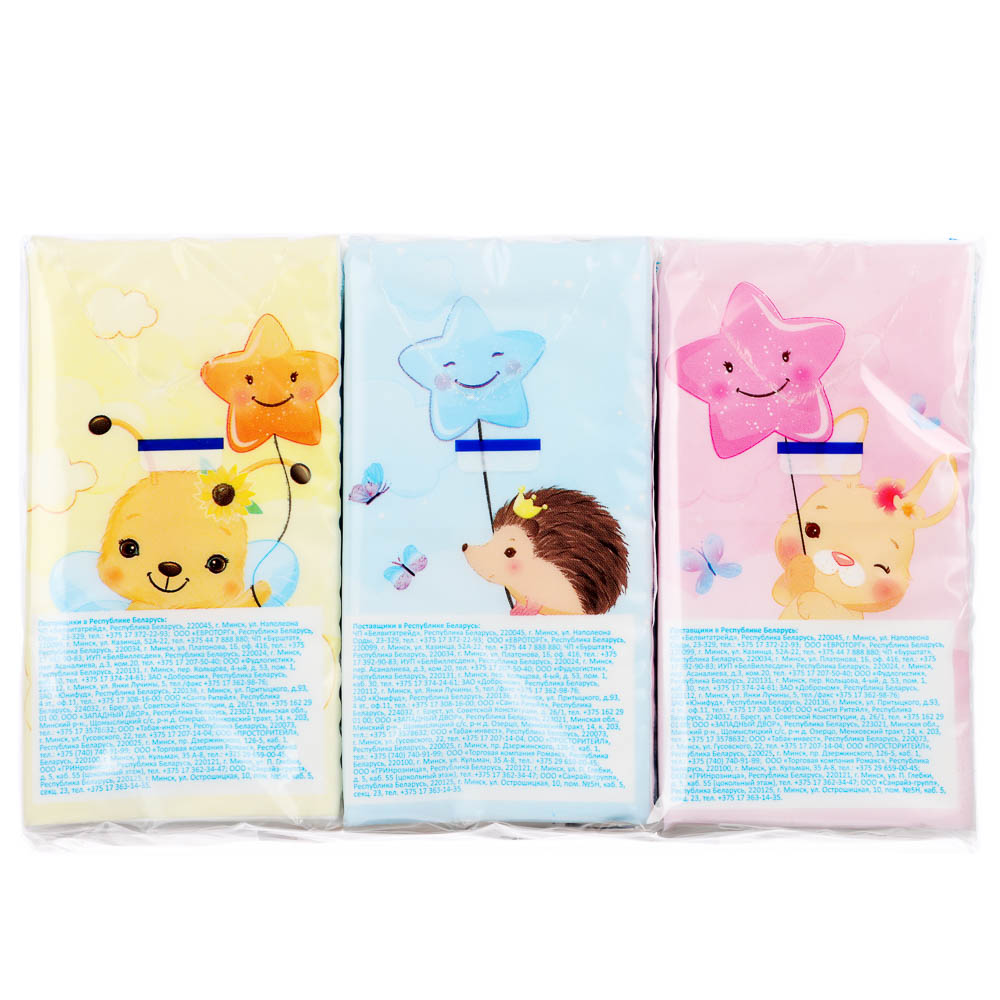 Платочки бумажные Лилия, 2 слоя, 10шт - #10