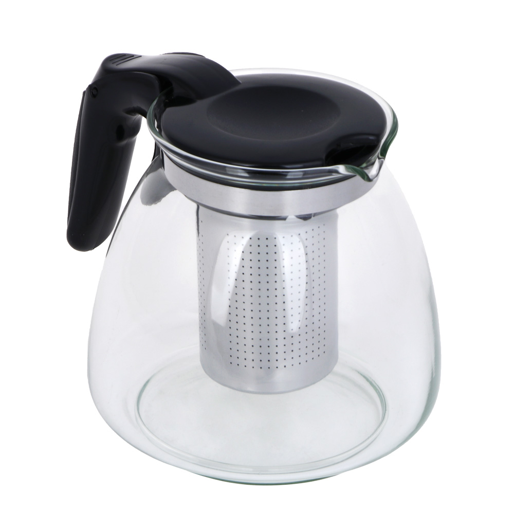 VETTA Чайник заварочный 1100мл, ситечко из нерж.стали, стекло, полипропилен - #1