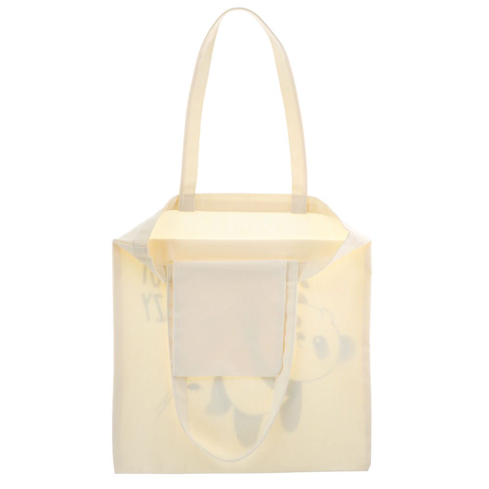 Сумка-шоппер, "Панды/Капибары", 38x42см, длина ручек 58 см, внутр. карман, полиэстер, 6 дизайнов - #15