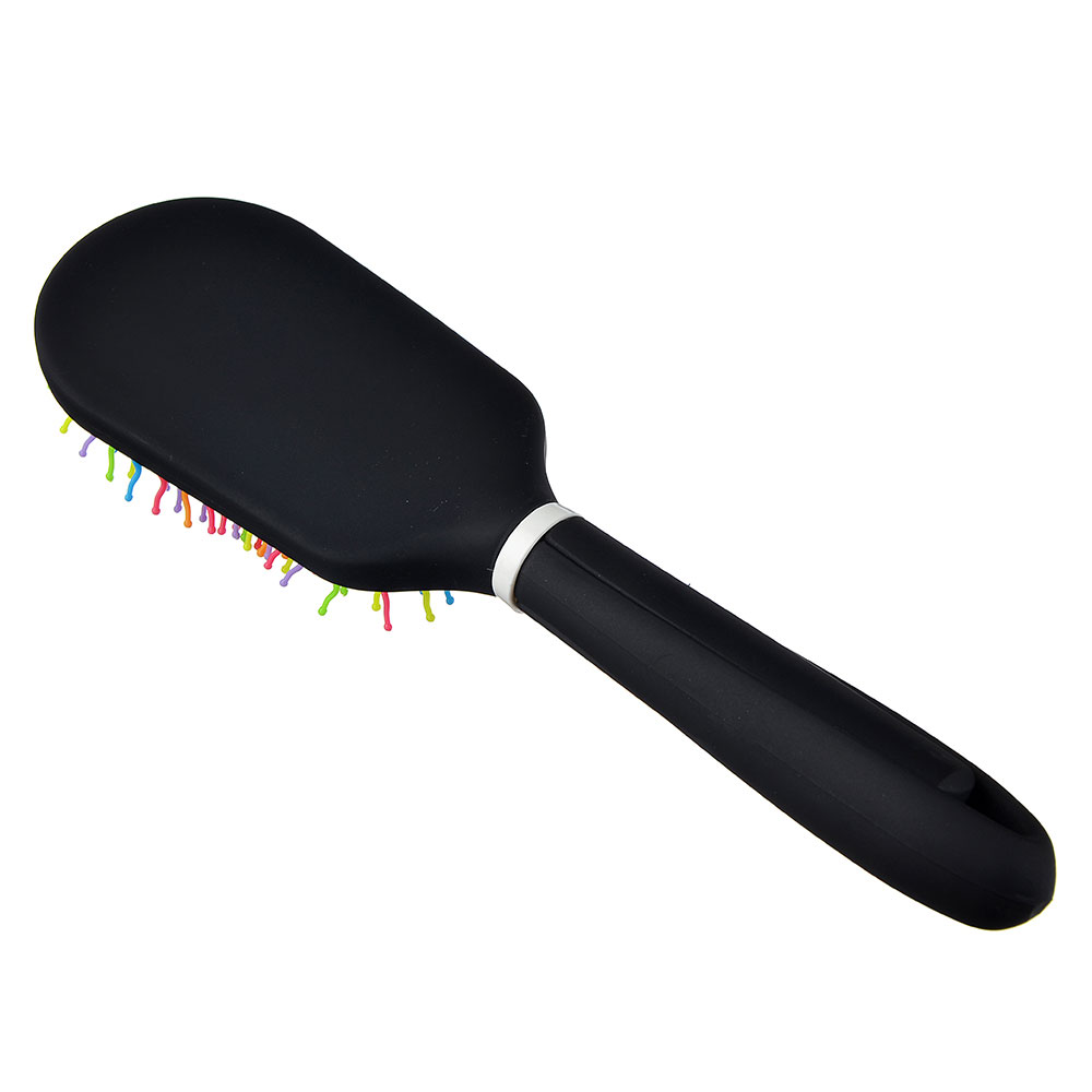 Массажная расческа ЮниLook "Радуга", цветные зубчики, 23,5х6 см - #2