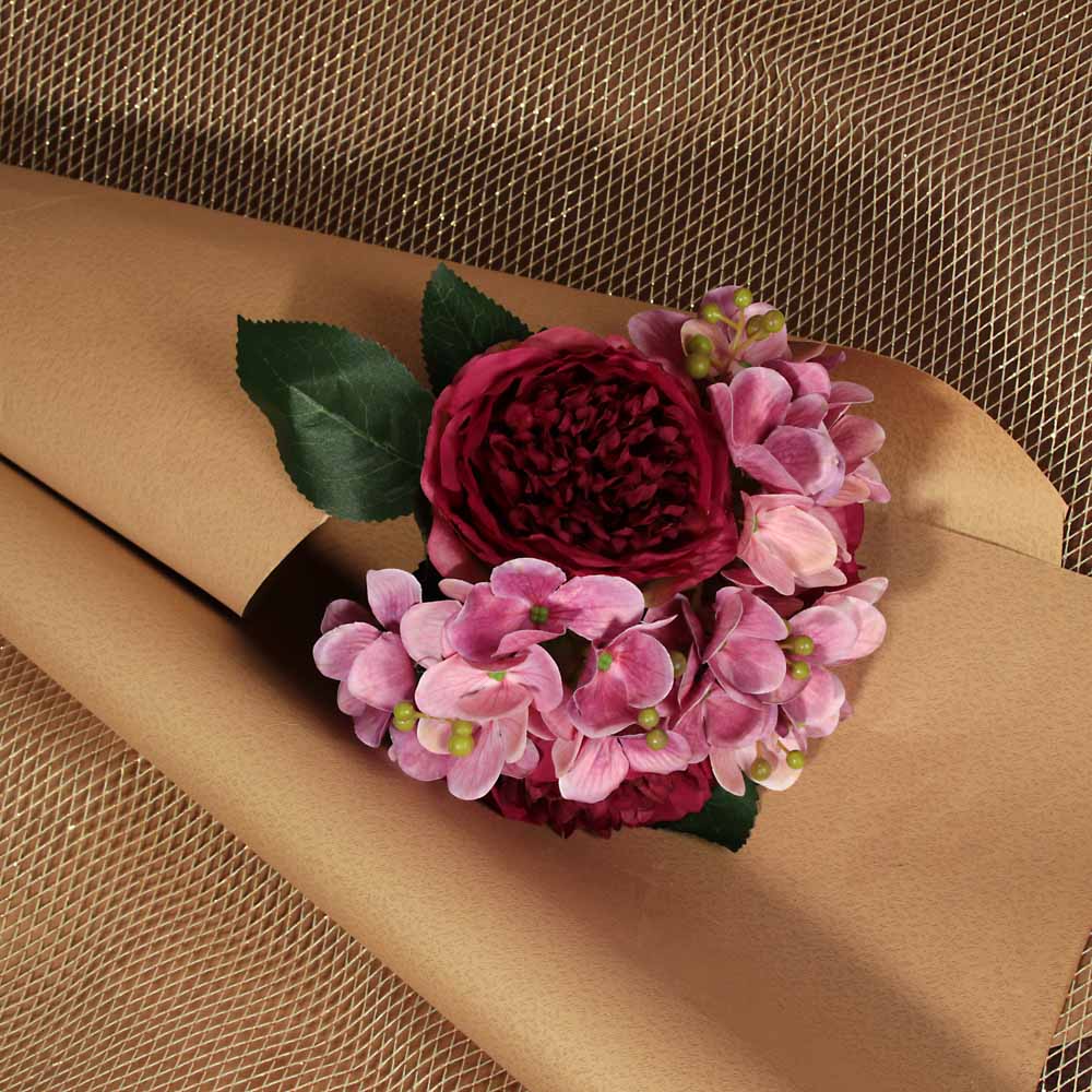 LADECOR Букет декоративный, 27см, полиэстер, пластик, 4 цвета - #2