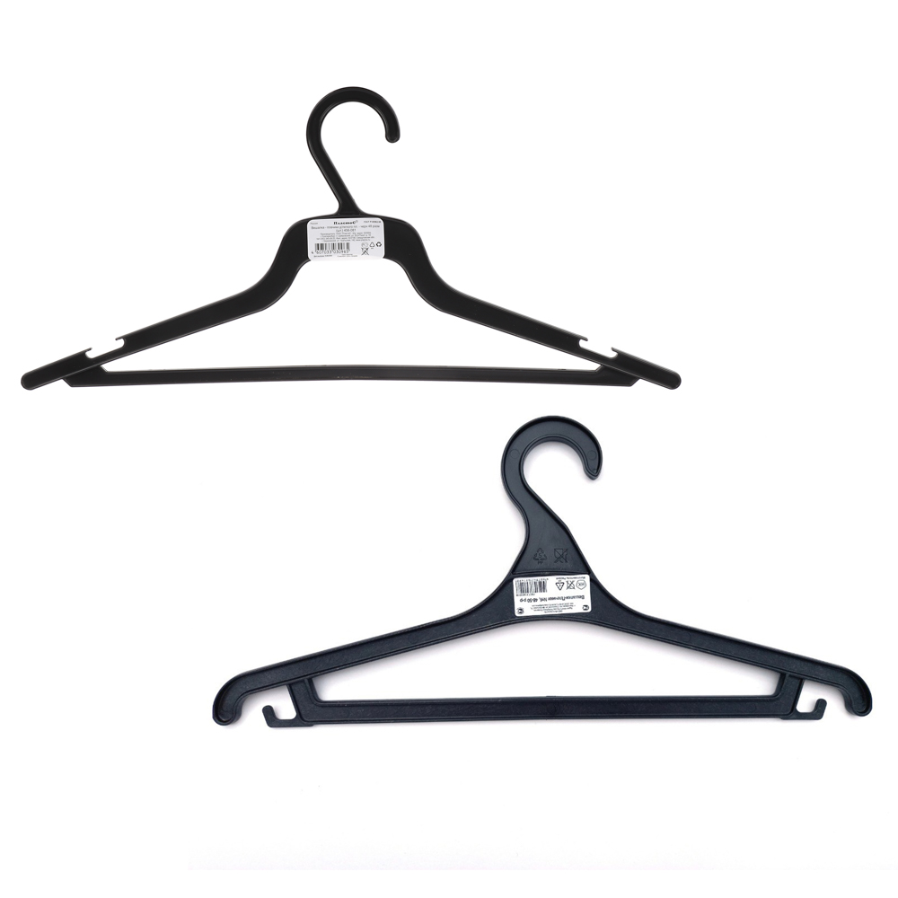 Вешалка для одежды, пластик, р.48-50, черная - #1