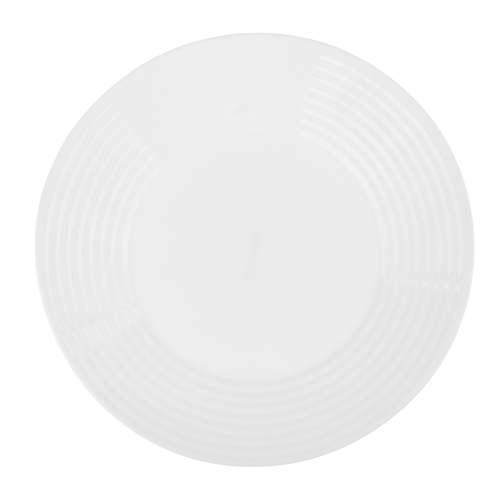 MILLIMI Бароло Тарелка подстановочная 26,6см белая опаловое стекло - #1