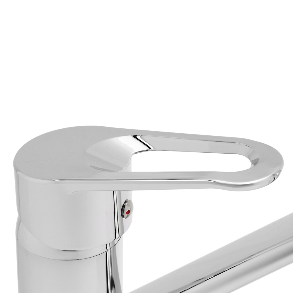 СоюзКран Смеситель для кухни, низкий излив 25см, керам. картридж 40мм, хром, цинк, SK01-I125 - #2