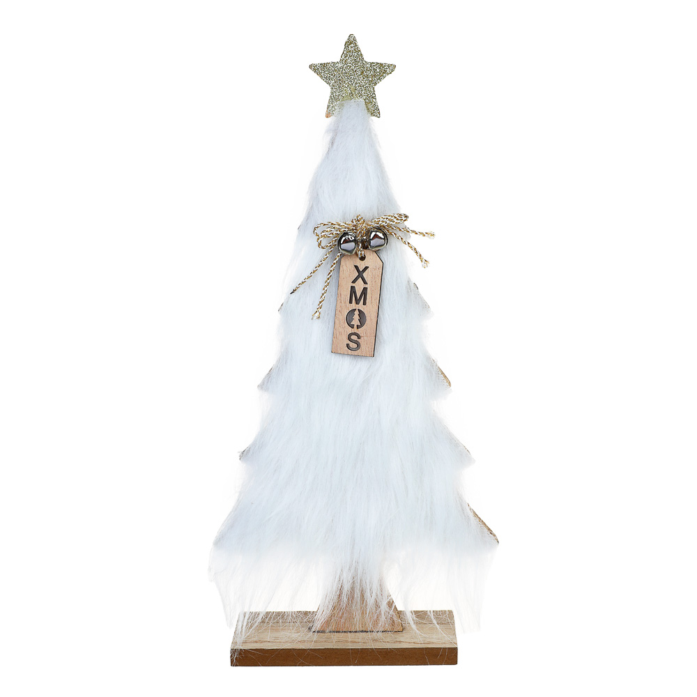 СНОУ БУМ Сувенир в виде елки с LED подсветкой, 14x30x5 см, дерево - #2