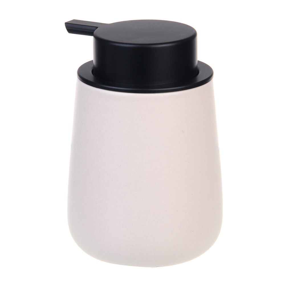 VETTA Дозатор для жидкого мыла, 320 мл, 13x9x9 см, керамика, "Космос", бежевый - #5