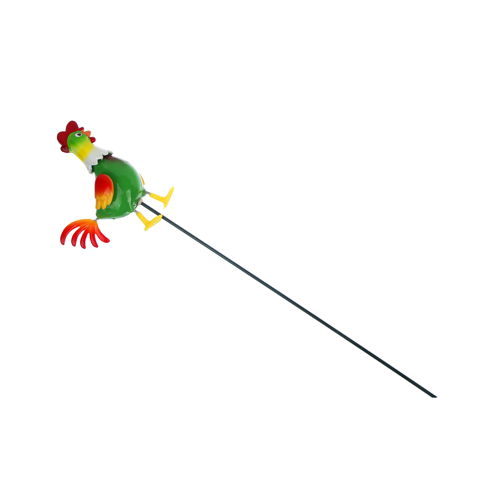Фигурка на стержне "Петушок" тм INBLOOM, 11х7х60см, пластик, металл - #6