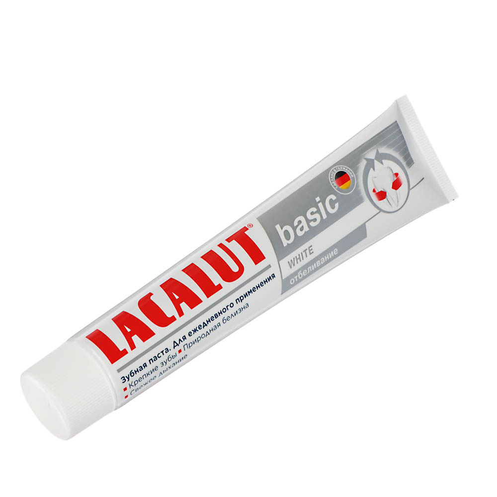 Зубная паста LACALUT basic white, отбеливающая, 75 мл - #2