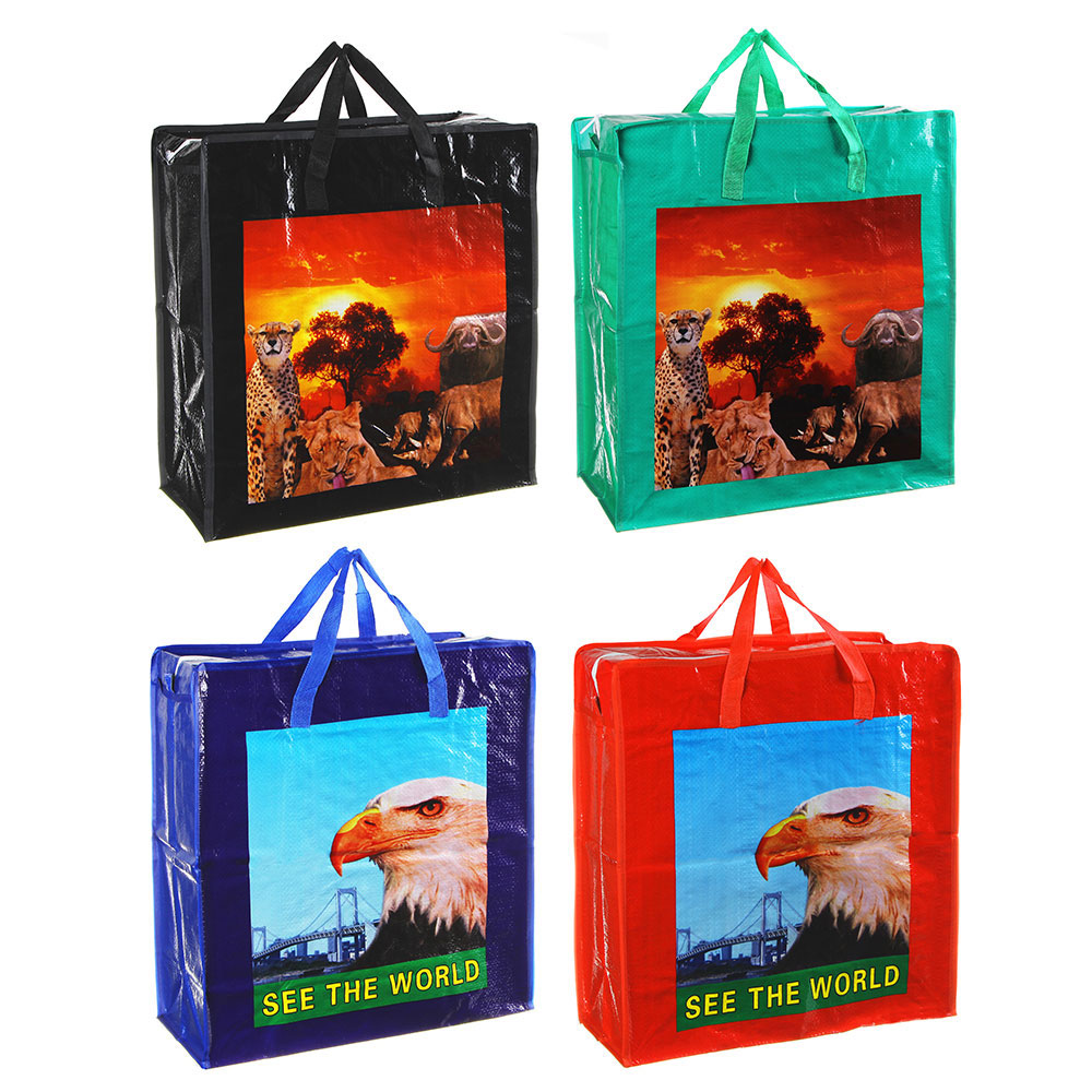 Сумка хозяйственная тм VETTA, 45х50х20см, 45 литров, до 7кг, полипропилен, 4 дизайна - #1