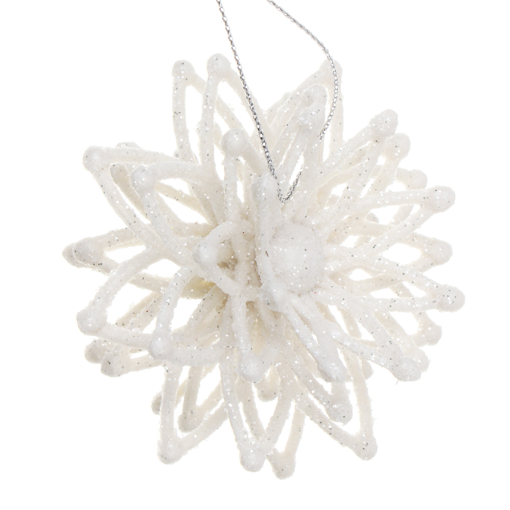 СНОУ БУМ Цветок 1 шт, 9 см, пластик, 26-819 - #2