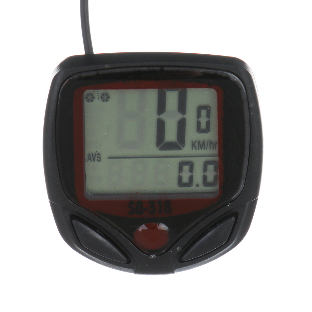 Велокомпьютер проводной, тм BY SPORT, 15 функций, 1хLR44, пластик, металл - #1