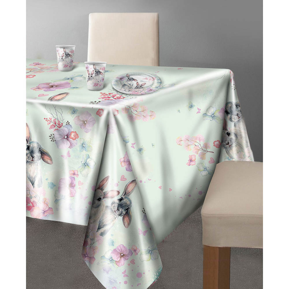 Скатерть Милые кролики, 120x180 см, 2 дизайна - #2