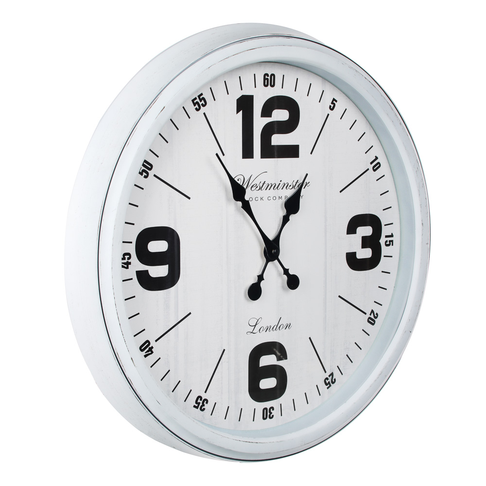 Часы настенные Ladecor chrono, белые - #2