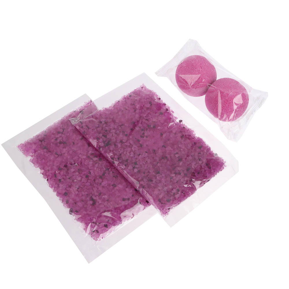 Соль для ванн Прованский сад: ароматизированная, 80гх2шт + шипучая, 40гх2шт - #2