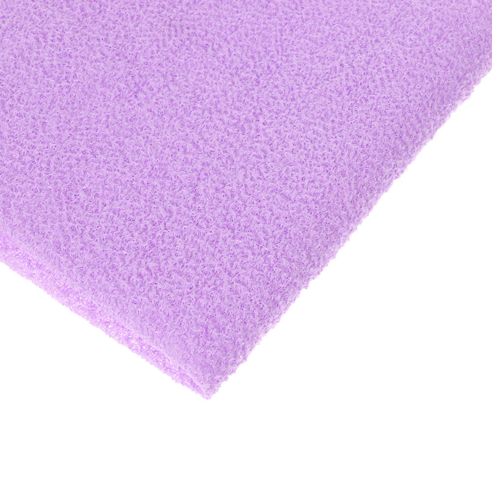 ЮL Мочалка пилинг японская для бани и душа с ручками, жесткая, полиэстер, 45х19см, 4 цвета, МС24-07 - #5