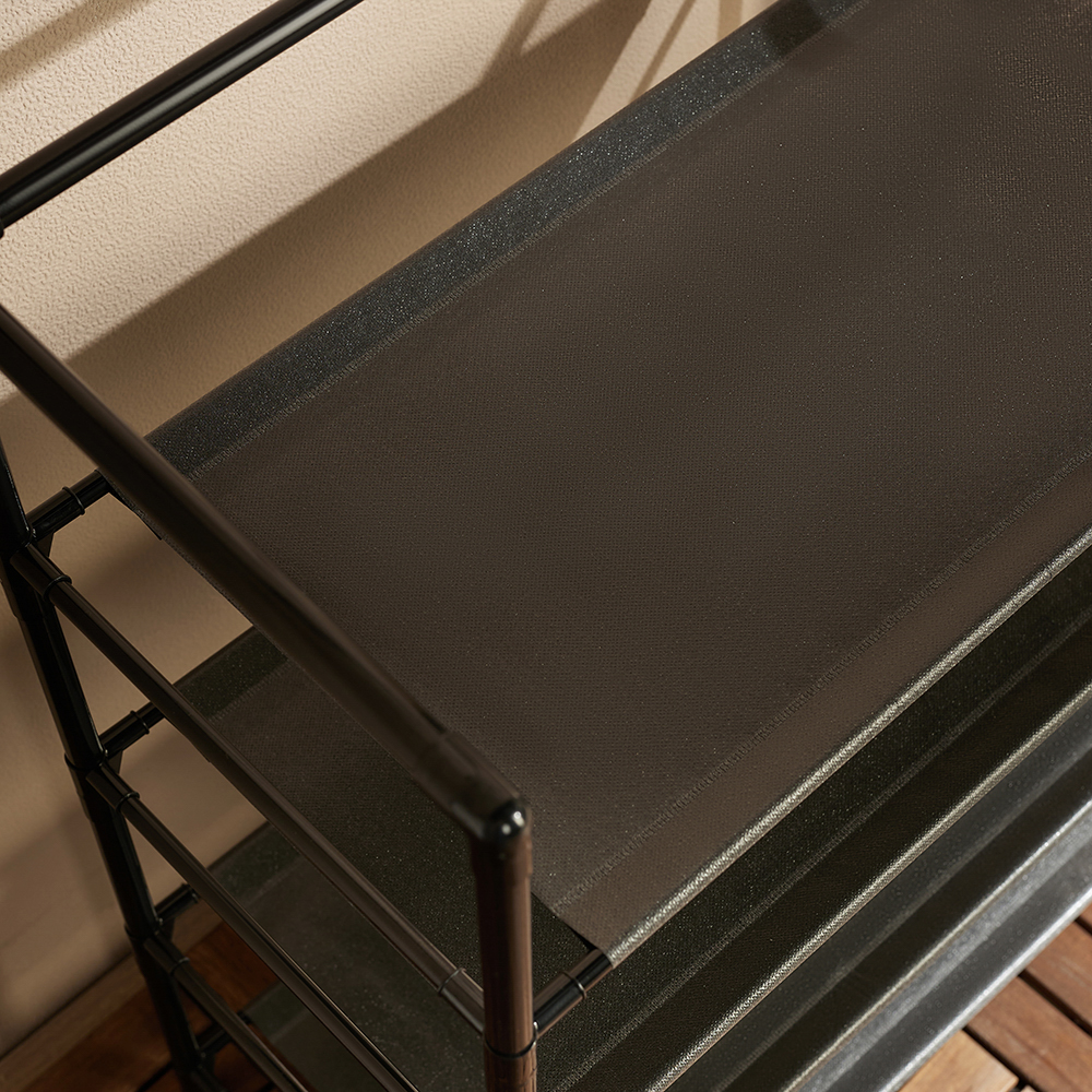 VETTA Напольная вешалка для одежды с этажеркой для обуви, 4 яруса, 60х30х155см, металл, пластик - #13