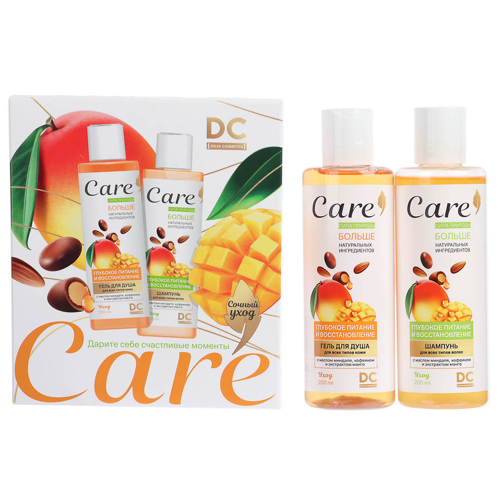 Подарочный набор женский DC Care:Гель для душа 200мл+шампунь 200мл - #4