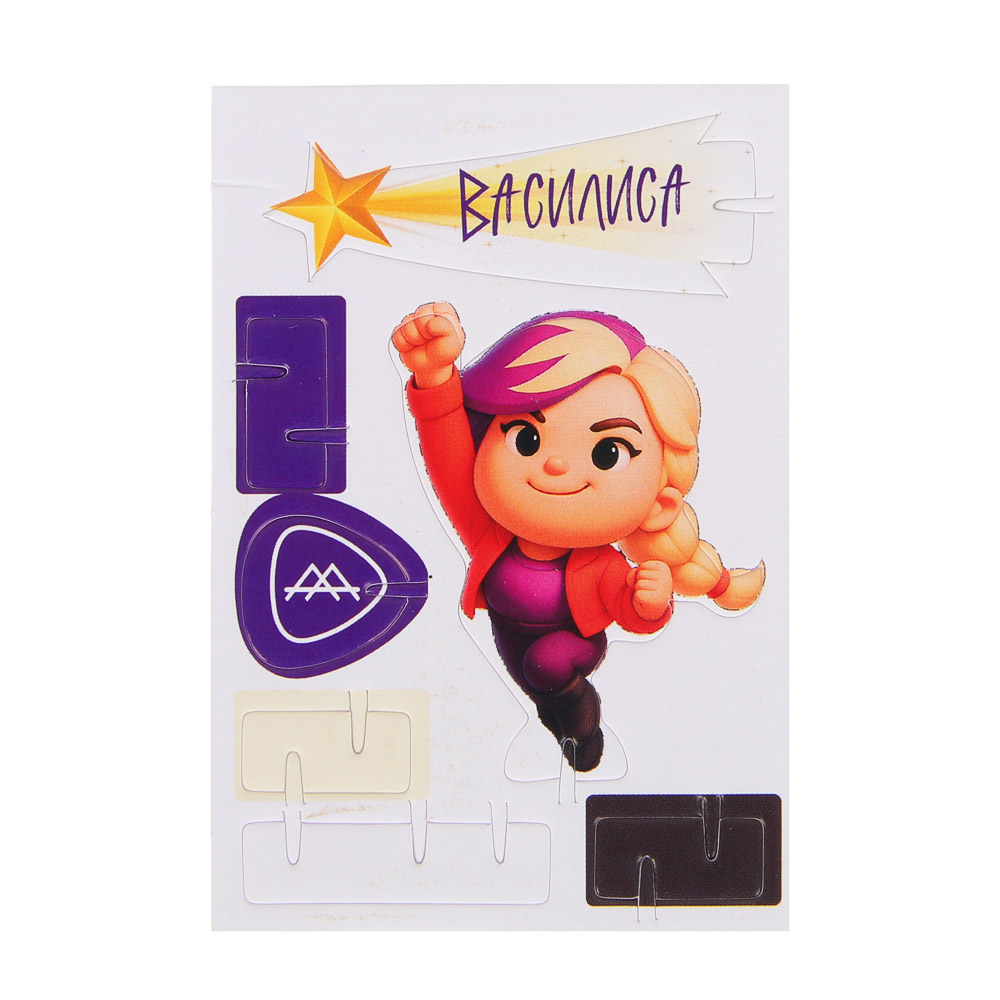 BY 3Д пазл "Супергеройский", пенокартон, 6х8,4см, 25 дизайнов - #4