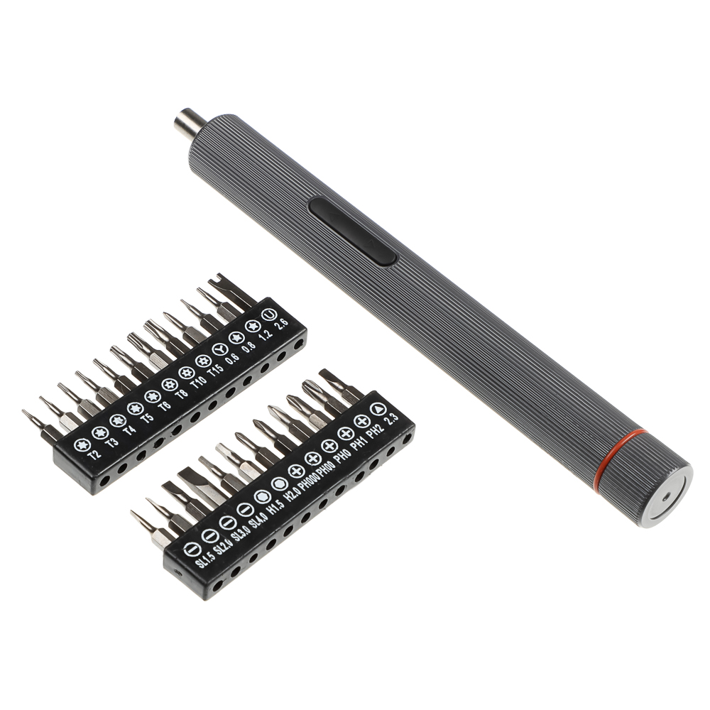 Набор ЕРМАК электро 3,6В (отвертка для точных работ, биты, батарейки) - #1