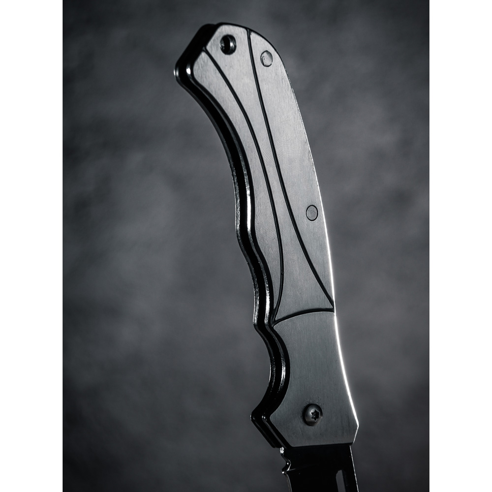 Нож туристический складной тм ЕРМАК, 16,5 см, толщина лезвия 1,8 мм, нерж. сталь, арт.1 - #6