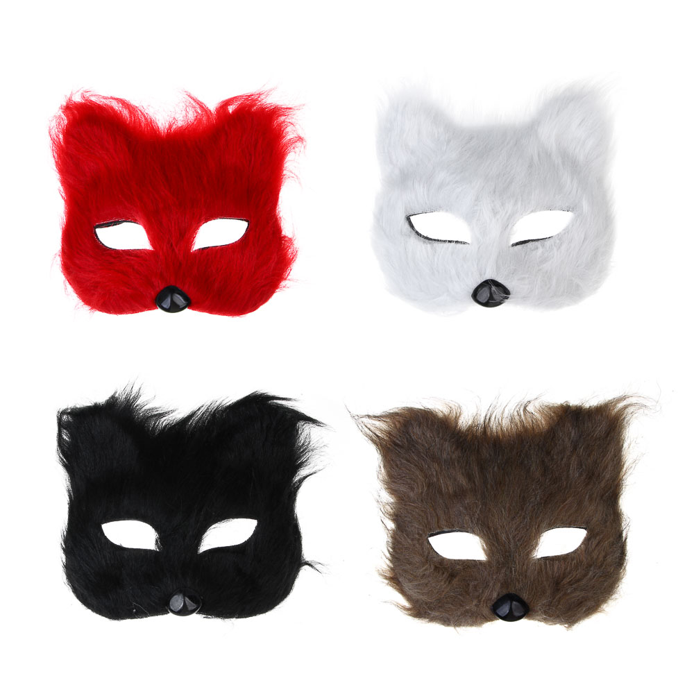 СНОУ БУМ Маска карнавальная, 17х16см, пластик, ткань, 4 дизайна - #1