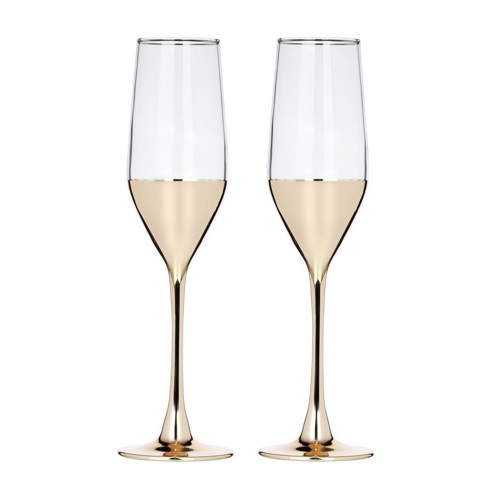 Набор бокалов для шампанского Millimi "Пряничный домик", 160 мл, 2 шт - #1