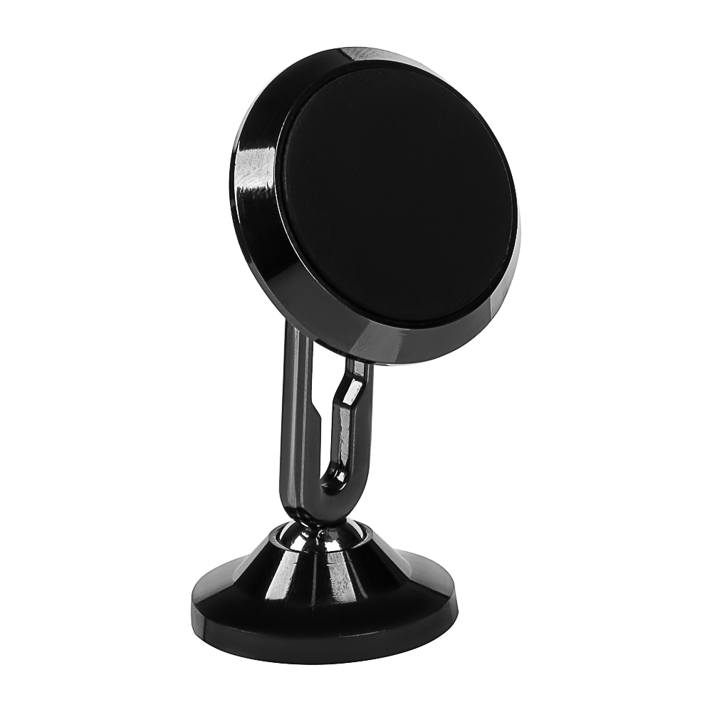 BY Держатель телефона магнитный, на панель, металлический, черный - #1