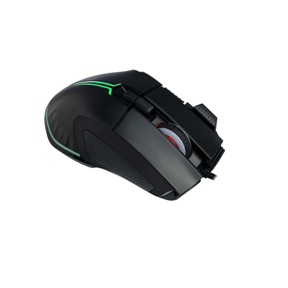 BY Игровая мышь проводная Saiga 12000dpi,9D,PMW3360,RGB,220см - #6