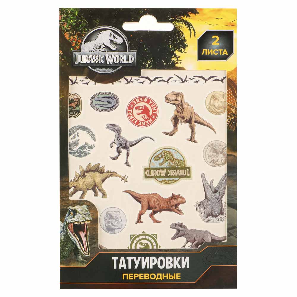 НД ПЛЭЙ Наклейки-татуировки, бумага, 11,8х19см, 2 листа, 4 дизайна - #30