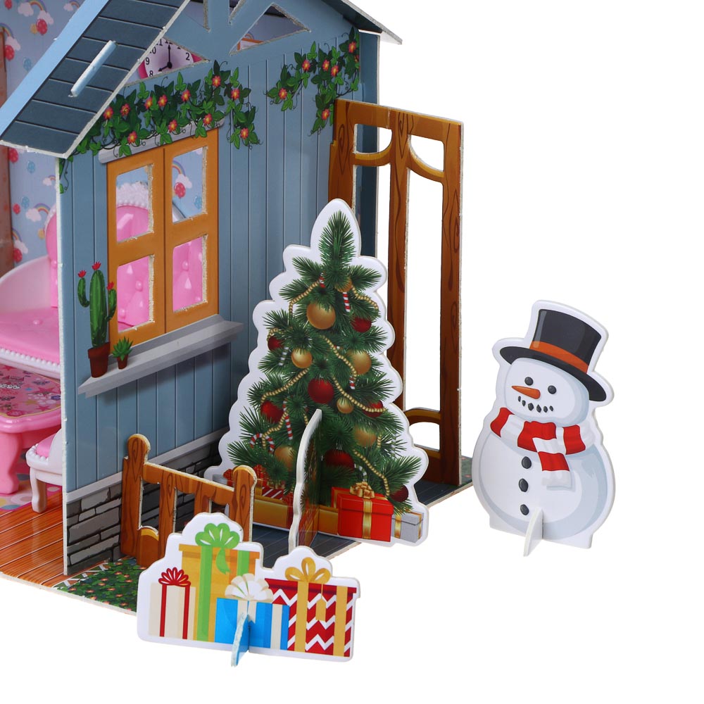 ИГРОЛЕНД Домик с мебелью, PP, ABS, картон, 26,8х7,8х19,4 см, 3 вида - #9