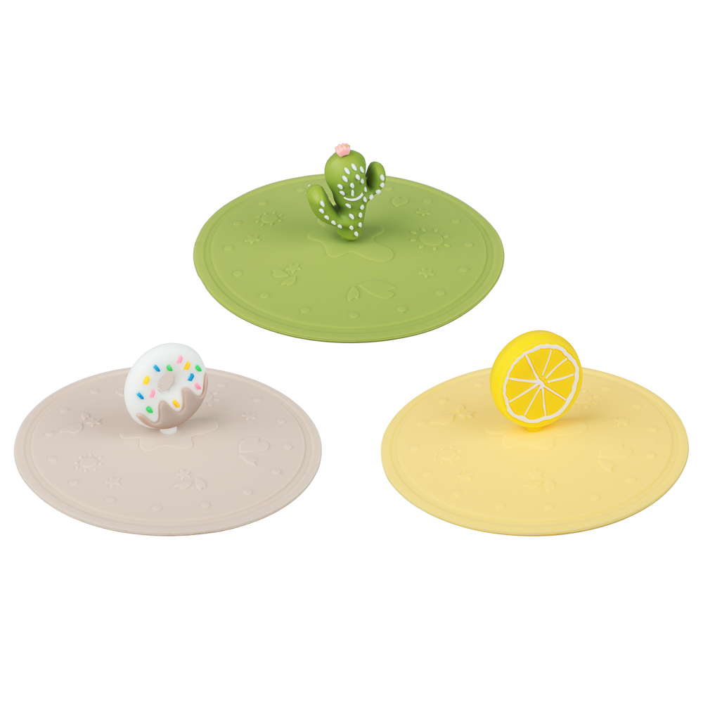 VETTA Крышка для кружки, силикон, 10см , 3 цвета - #1