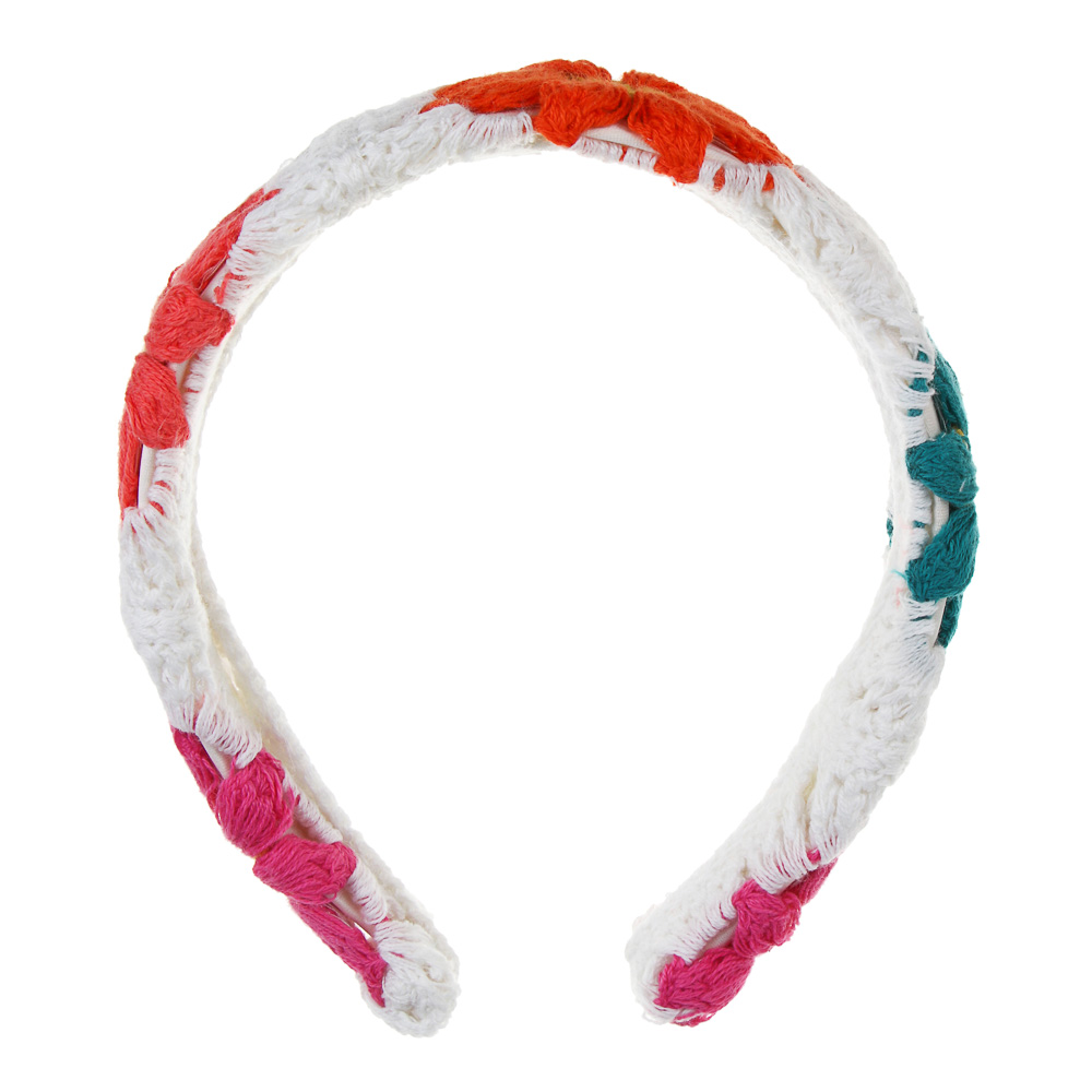 ЮНИLOOK Ободок для волос, 3,5см, полиэстер, пластик, 3 дизайна - #3