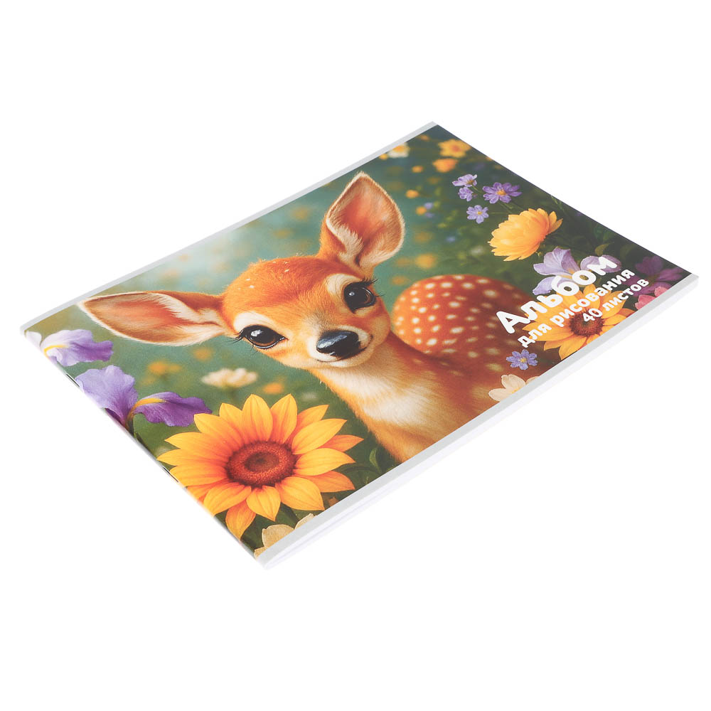 Альбом для рисования ClipStudio A4 40л., офсет 90г/м2, обл. картон, скрепка, 4 дизайна - #7