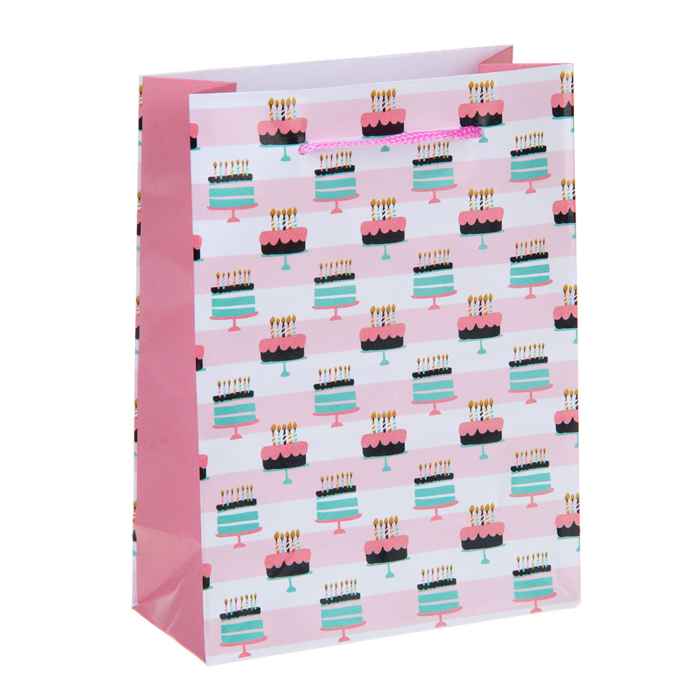 Пакет подарочный бумажный, 16x12x5,5 см, 128 гр, 2 дизайна - #2