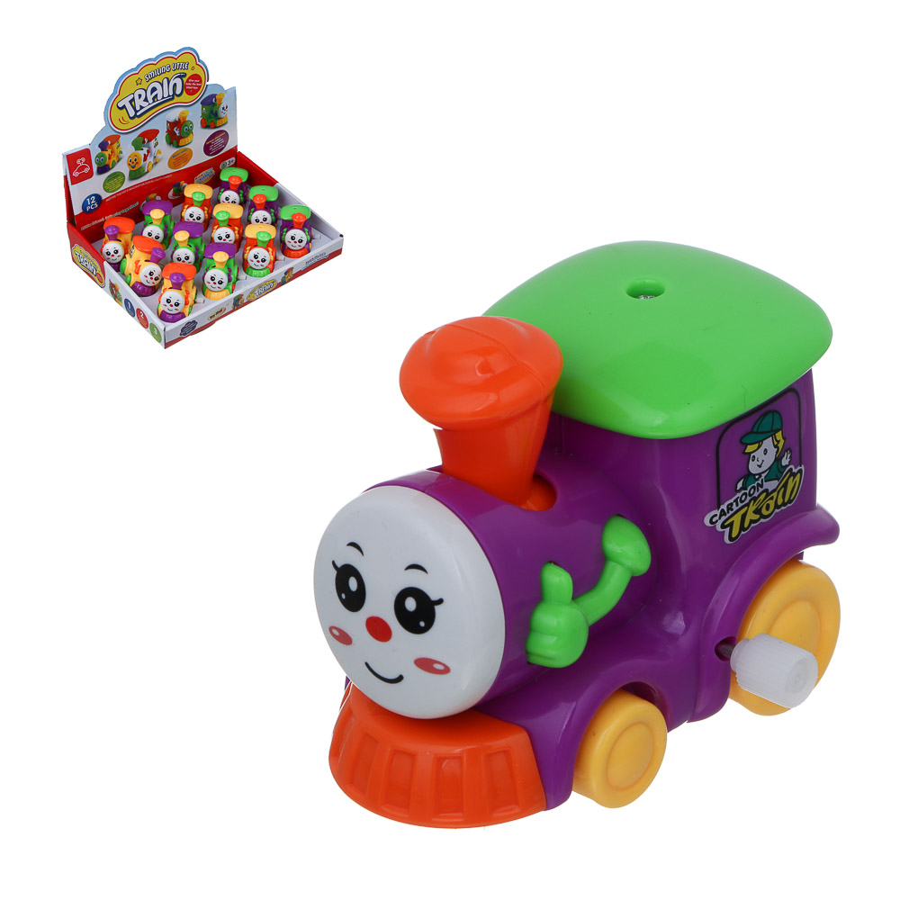 Игрушка заводная "Паровозик", ABS, 4,6х7,7х6,4см - #1