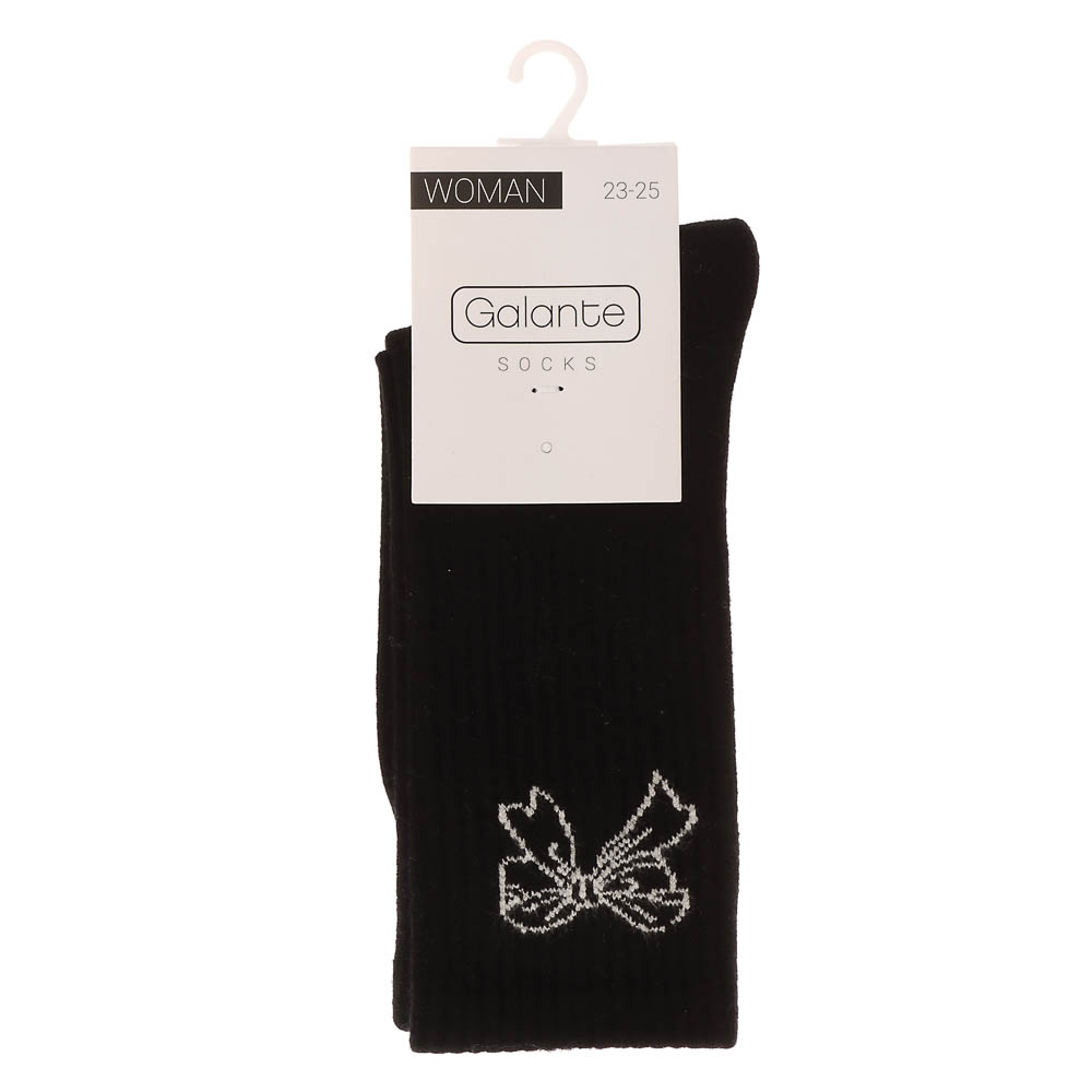 GALANTE Носки женские, р.23-25, 65% полиэстер, 20% акрил, 15% шерсть, разноцветные, арт.1 - #4