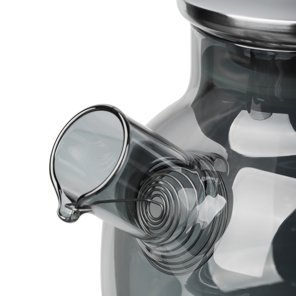 SATOSHI Графит Чайник заварочный 1000мл, стекло, нерж.сталь - #3