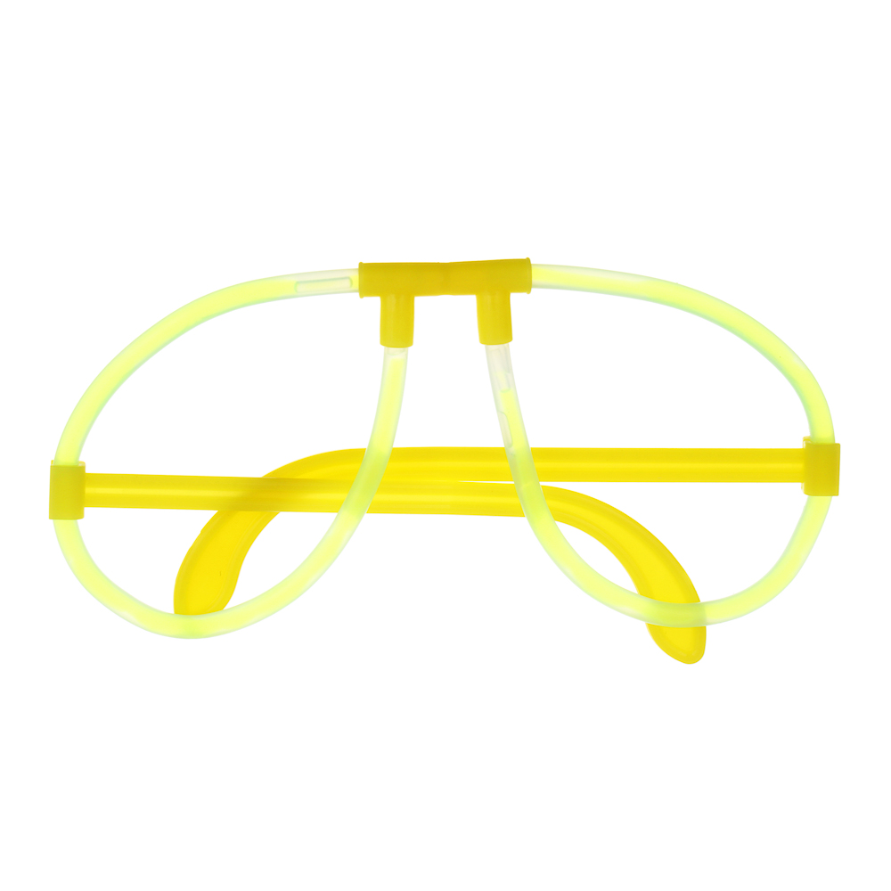 Неоновые очки, ширина очков 15см, пластик, 4 цвета - #6