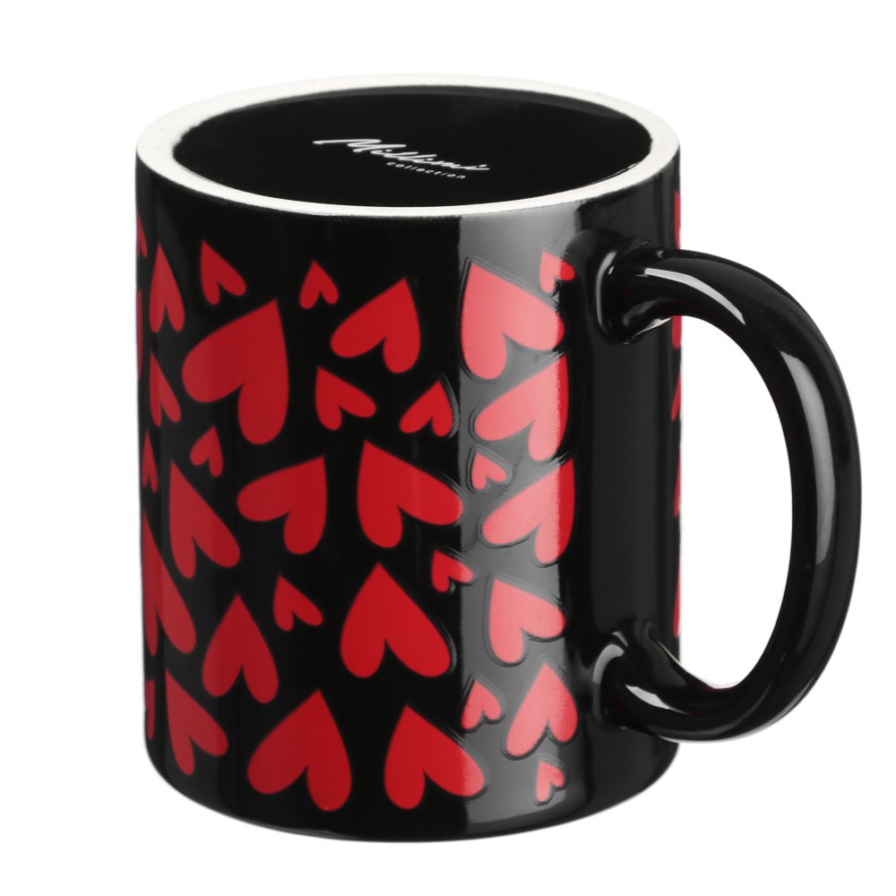 MILLIMI Сердечки Кружка 350мл с терморисунком, керамика - #5