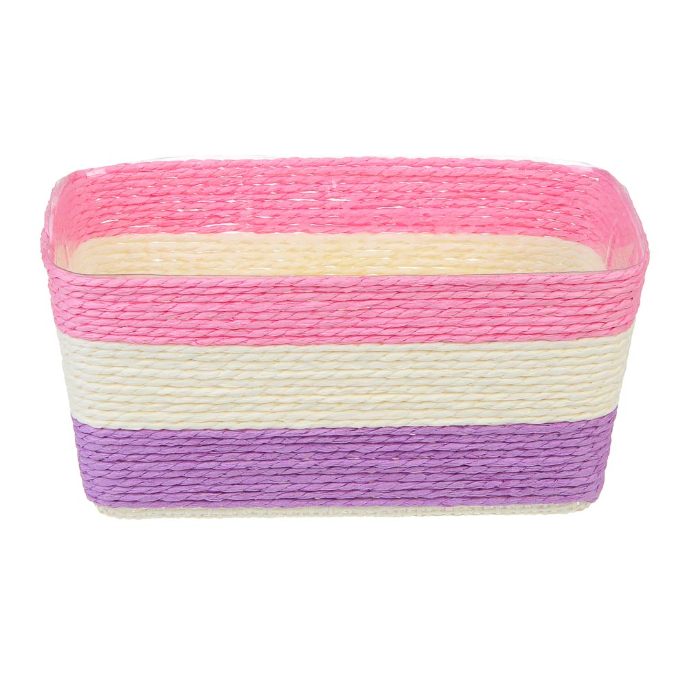 INBLOOM Кашпо плетеное 18х9.5х8.5см, бумажная лоза, ПП - #2