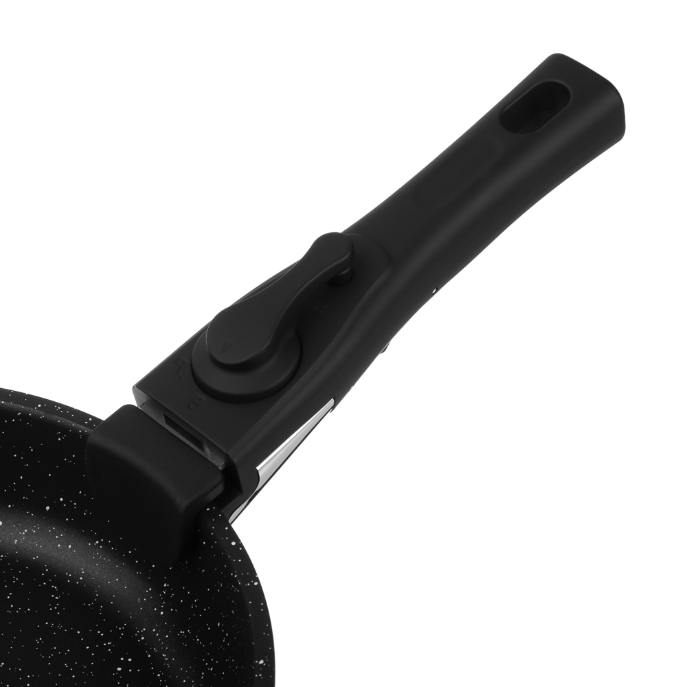 SATOSHI Анси Набор посуды 3пр, сковорода 20;24 см.+съем. ручка, антиприг. покрытие мрамор, индукция - #5