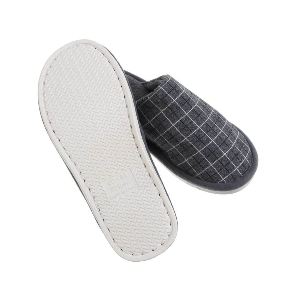 Обувь домашняя, размер 40-41, цвет серый, #10 - #4