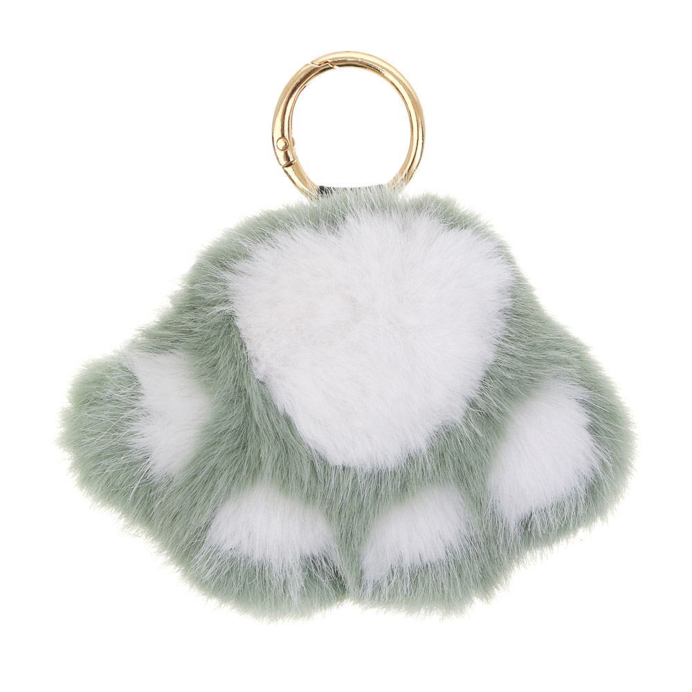 Подвеска мягкая "Лапка", полиэстер, иск. мех, металл, тм ИГРОЛЕНД, 1811-47 - #1