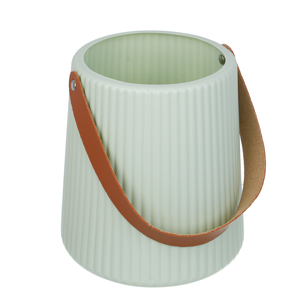 Ваза, 13,5x17,5x16 см, пластик, 3 цвета - #5