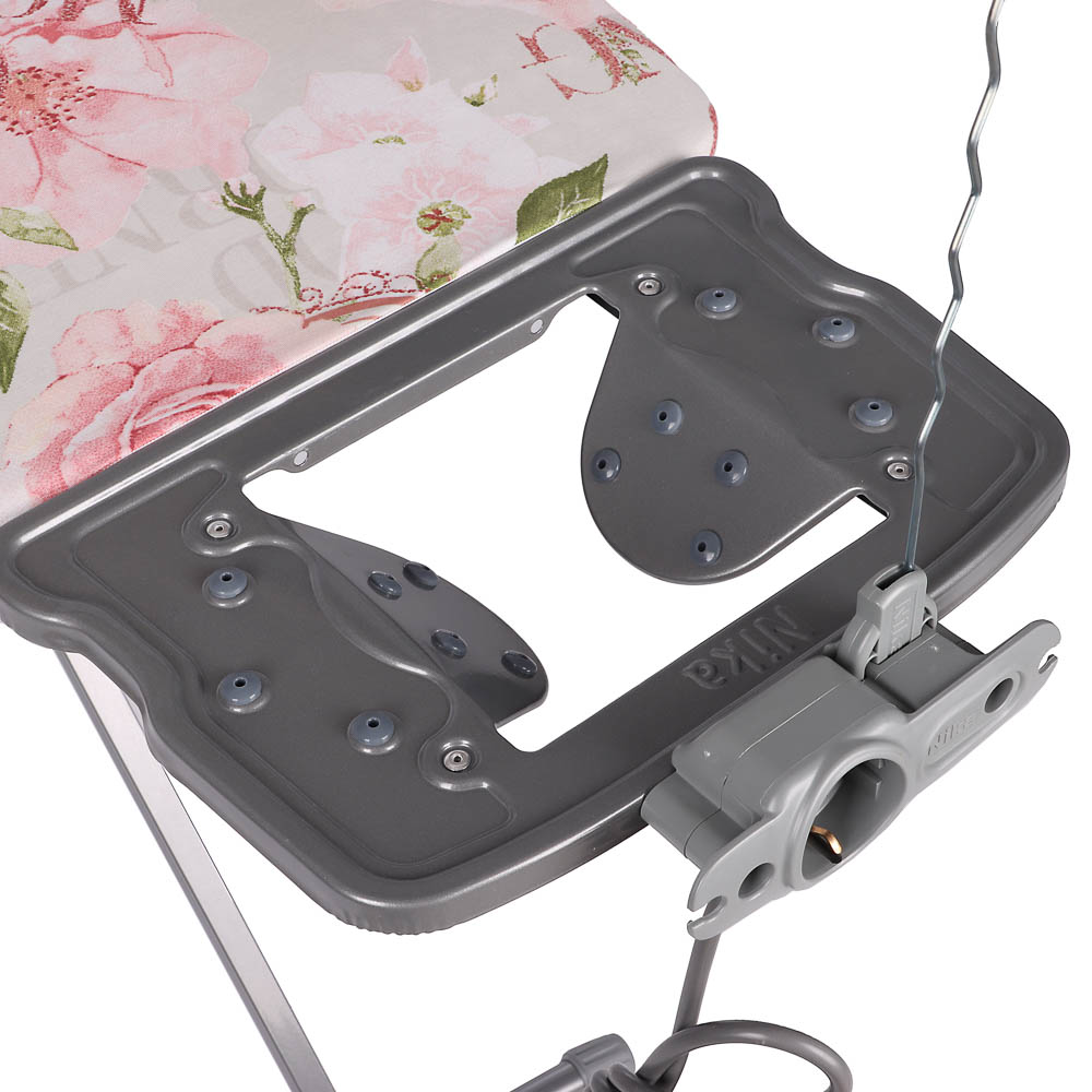 VETTA Доска гладильная 122х40х90см, металл, подставка п/утюг,полка для белья,подрукавник,удл.1,9м Н9 - #5