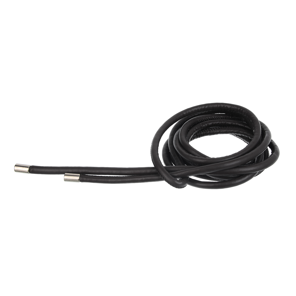 ЮL Ремень шнур, ПУ, металл, ширина 0,8см, длина 260см, 2 цвета, РЖ25-03 - #6