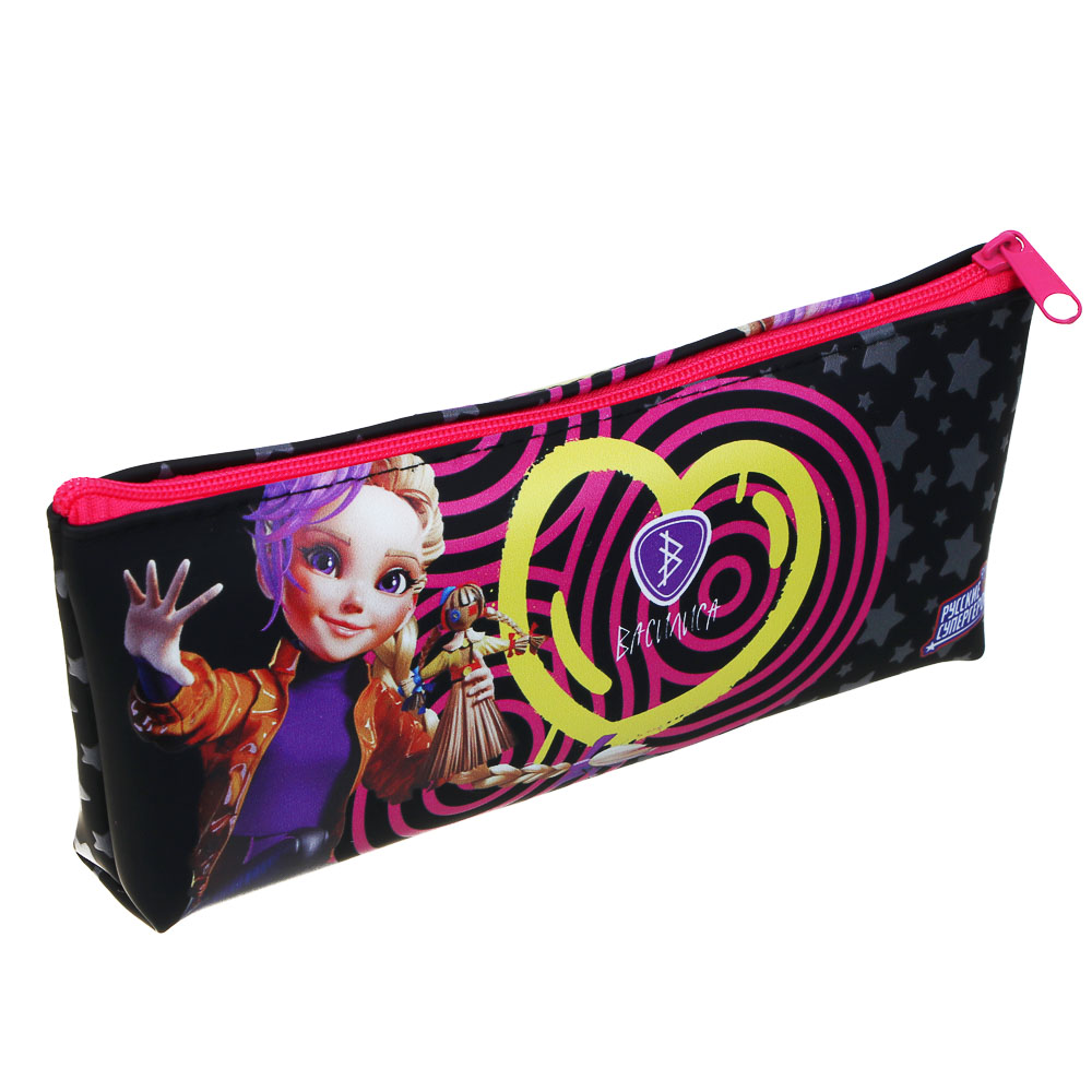 BY Русские Супергерои Пенал прямоугольный, 20х8х3,5см, 1 отделение на молнии, силиконовый ПВХ - #1