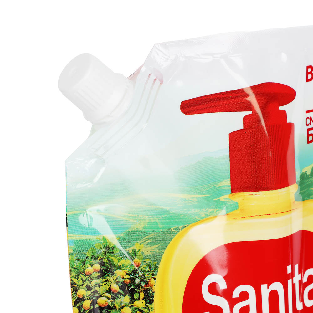 Средство для мытья посуды SANITA Сицилийский лимон и мелисса, 900г - #2