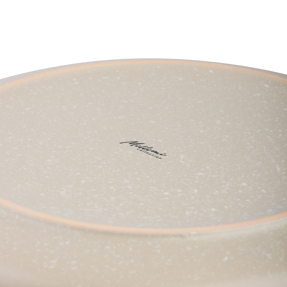 MILLIMI Тарелка подстановочная 26.5х2.8см, керамика, бежевый - #6