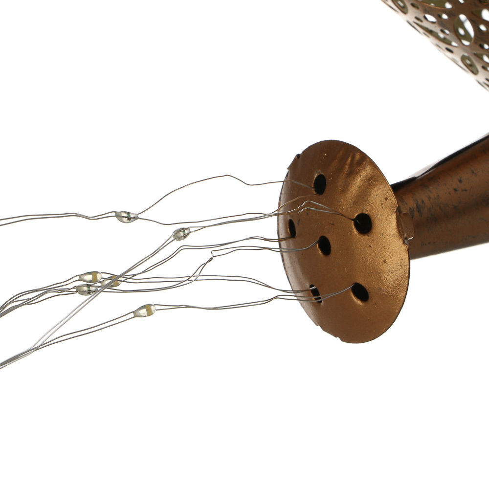 Светильник сад.на солн.батар.тм INBLOOM Лейка, 22х10х82см,37LED,шампань,АА600mAh Ni-MH, 1реж.,металл - #4